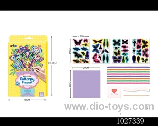 DIY Scratch art toys in color box