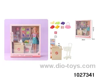11.5 inch Barbie set in window box