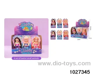 4.5 inch doll in 12pcs display box