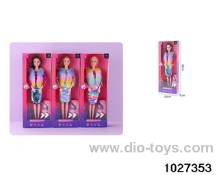 11.5 inch Barbie set in window box