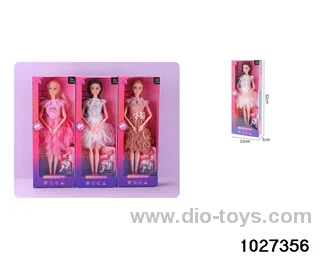 11.5 inch Barbie set in window box