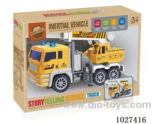Inertia car with light&music in color box