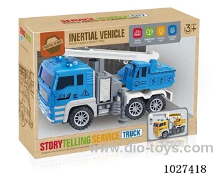 Inertia car with light&music in color box