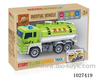Inertia car with light&music in color box
