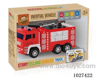 Inertia car with light&music in color box