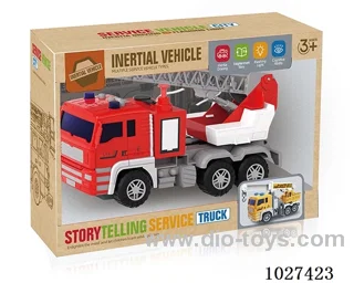 Inertia car with light&music in color box