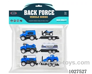 pull back car in PP bag with header