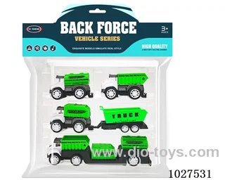 pull back car in PP bag with header