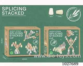 44pcs STACKED CUPS  in  color box