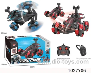 6-way skip stunt drift RC car in window box