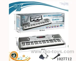 Multifunction electronic organ with USB in color box