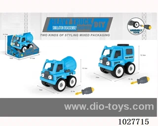 sliding disassembly car 2sets mixed loading in display box
