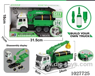 diy Disassemble the inertial car with light&sound 2sets mixed loading in display box