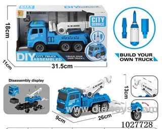 diy Disassemble the inertial car with light&sound 2sets mixed loading in display box