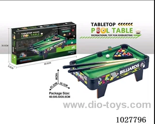 GRAFFITI WOODEN BILLIARD TABLE in Color box