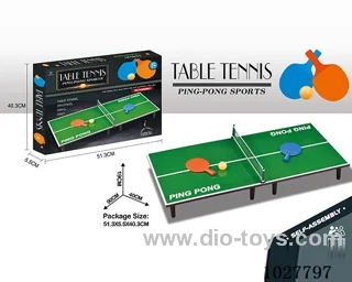 Wooden table tennis bed in Color box
