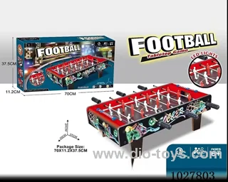 Wooden football table (with light)in Color box