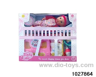 12-inch musical doll set in color box