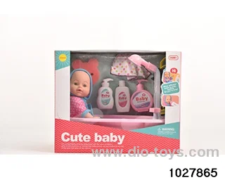 12 inch doll set in window box