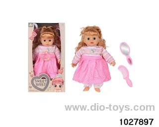 16 inch doll with four sound IC in window box