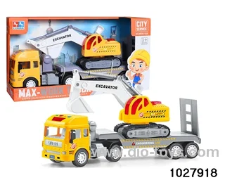 Light and Music Inertia Engineering Vehicle in display box