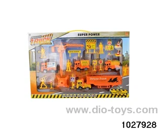 Engineering Vehicle Set in window box