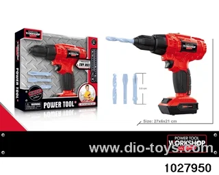 Electric drill set in window box