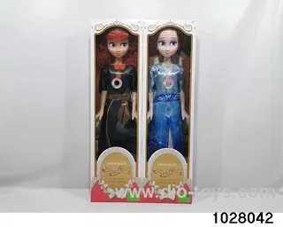 28 inch ice and snow doll in window box