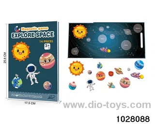 Magnetic Playbook - Explore Space in Plastic film
