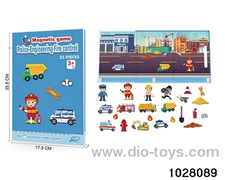 Magnetic Playbook - Traffic - Fire - Engineering in Plastic film