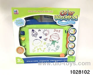 Magnetic writing board in window box