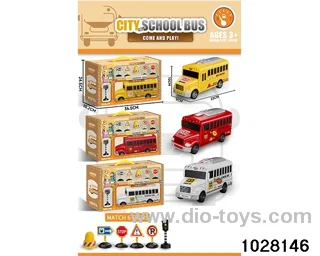 City School Bus in window box