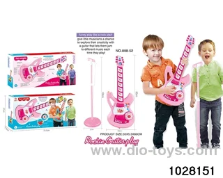 Induction electric guitar set in display box