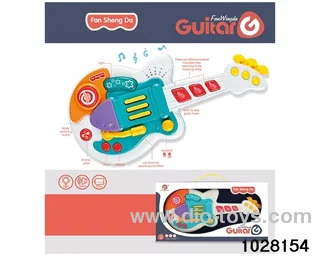 Baby multifunctional electric guitar (lights, music) in display box