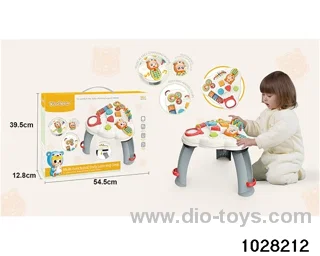 Multifunctional early learning table in color box