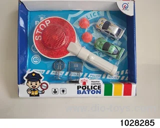 Traffic baton signal set with IC light in display box