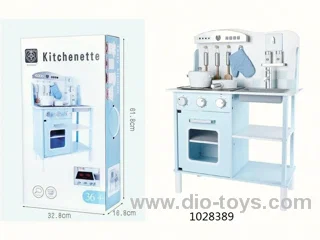 wooden kitchen set in color box