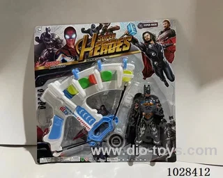 Batman + Catapult Bow  with double flashing lights inclued battery  in blister