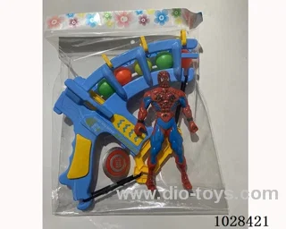 Spider-man + Catapult Bow  with double flashing lights inclued battery in blister