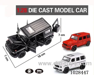 1:28 pull back alloy  Simulation opens 6 doors car 3color mixed loading