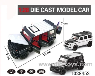1:28 pull back alloy  Simulation opens 6 doors car with light&music 2color mixed loading