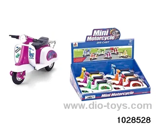 Alloy Pullback Motorcycle in display box