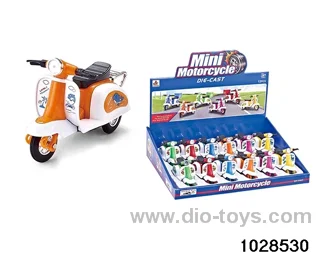 Alloy Pullback Motorcycle in display box