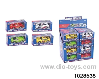 1:43 alloy return car in display box