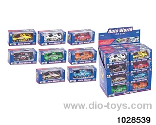 1:43 alloy return car in display box
