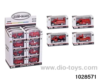 1:55 alloy return car in display box
