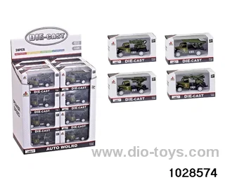 1:55 alloy return car in display box