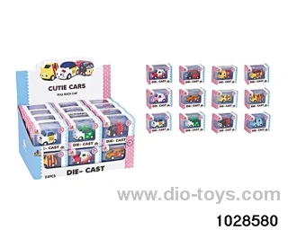 Alloy Q-tip car in display box