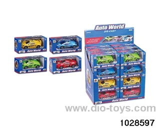 1:43 alloy return car in display box
