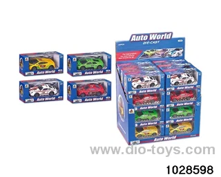 1:43 alloy return car in display box